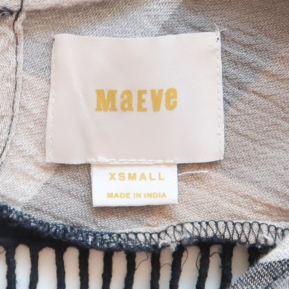 Anthropologie Maeve Buffalo Plaid Mini Dress / Kimono Tunic with Belt Tie Waist - Picture 13 of 16